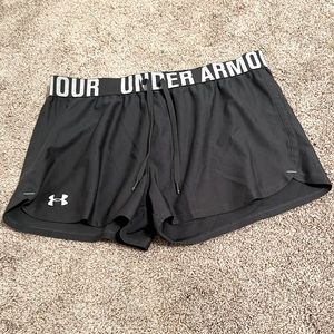 Black Under Armour Dry Fit Running Shorts